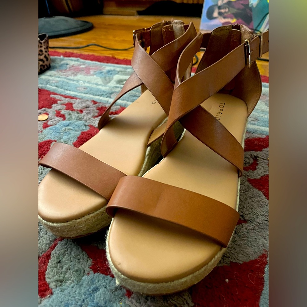 Torrid Rope Espadrille Sandals Size 11